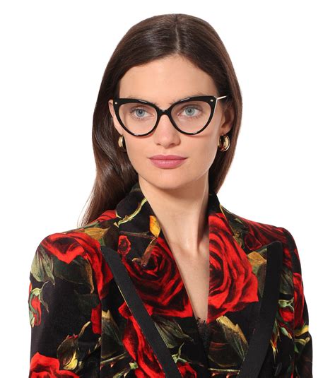 dolce gabbana cat eye eyeglasses